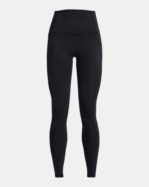 Legging taille ultra-haute UA Meridian pour femme, Black, pdpMainDesktop image number 4